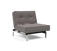 Innovation Living Fauteuil Splitback - gris - Mixed Dance - chrome
