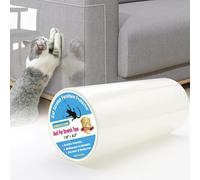 Innovation Protection de porte contre les griffures de chien - 299,7 x 20,8 cm - Ruban adhésif simple face anti-rayures pour chat et chien - Transparent