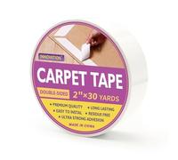 Innovation Ruban adhésif double face amovible pour tapis en bois dur, ruban antidérapant et antidérapant (5,1 cm x 27,7 m