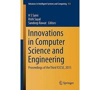 Innovations In Computer Science And Engineering