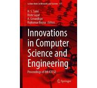 Innovations In Computer Science And Engineering