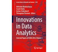 Innovations in Data Analytics: Selected Papers of Icida 2024 (3)