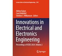 Innovations in Electrical and Electronics Engineering: Proceedings of ICEEE 2024, Volume 2