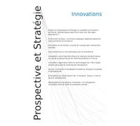 Innovations. Prospective et Stratégie