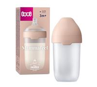 Innovative LOVI Mammafeel Biberon anti-colique pour bébé avec tétine d'allaitement de 0 m, perturbe le réflexe de succion, 0 % BPA, 250 ml