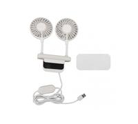 Innovative Monitor Light Fan, USB-Powered 3D Fan Study Lamp with Adjustable LED Light, 360-Degree Airflow Supply for Monitor/Laptop, Space-Saving