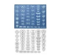 Innovative Nails Flexible Silicone Mould For Crafting Unique Patterns Soft And Sturdy Suitable For Different Nails Sizes Home Nail Art Mould