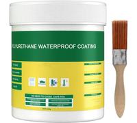 Innovative Sealer Mighty Paste, Waterproof Coating Anti-Leakage Agent, Polyurethane Waterproof Coating, Super Strong Bonding Innovative Sealer Mighty Paste with Paint Brush (300g)