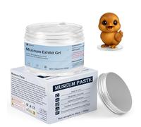 INNOVAYOU 180g Clear Museum Gel, Mastic de Musée Retirable Pour Collections, Facile à Utiliser, Cire Transparente Réutilisable Pour Antiquités, Verre, Céramique et Objets d'art
