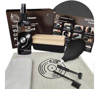 INNOVAYOU Kit de nettoyage de disque vinyle, 8 pièces, brosse de nettoyage en velours doux, solution de nettoyage, brosse à stylet, brosse pour velours, souffleur d'air, chiffon en microfibre, stylet