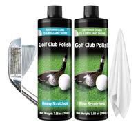 INNOVAYOU Kit de polissage pour club de golf de 410 ml, élimine les éraflures et les rayures, kit de polissage pour club de golf, convient pour les clubs en métal, zinc, aluminium et acier