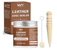 INNOVAYOU Kit de scellage pour bords de cuir 200 g - Gomme de polissage pour bords lisses et brillants - Augmente la résistance à l'usure et l'effet protecteur - Convient pour sacs, portefeuilles