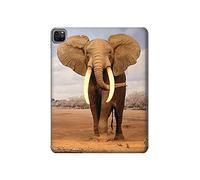 Innovedesire African Elephant Tablet Etui Coque Housse pour iPad Pro 12.9 (2021)