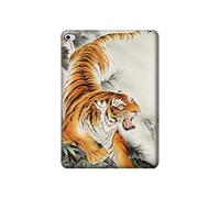 Innovedesire Chinese Tiger Brush Painting Tablet Etui Coque Housse pour iPad Pro 12.9 (2015,2017)