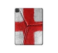 Innovedesire England Flag Vintage Football Graphic Tablet Etui Coque Housse pour iPad Pro 11 (2018,2020,2021), iPad Air 4 (2020), iPad Air (2020)