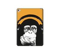 Innovedesire Funny Monkey with Headphone Pop Music Tablet Etui Coque Housse pour iPad Pro 12.9 (2015,2017)