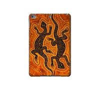 Innovedesire Lizard Aboriginal Art Tablet Etui Coque Housse pour iPad Mini 4, iPad Mini 5, iPad Mini 5 (2019)