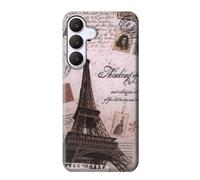 Innovedesire Paris Postcard Eiffel Tower Etui Coque Housse pour Samsung Galaxy S25 FE
