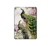 Innovedesire Peacock Chinese Brush Painting Tablet Etui Coque Housse pour iPad 9.7 (2017,2018), iPad 6, iPad 5