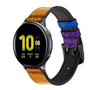Innovedesire Rainbow LGBT Gay Pride Flag Bracelet de Montre Intelligente en Cuir et Silicone pour Samsung Galaxy Watch Watch3, Gear S3 Models Gear S3 Frontier Gear S3 Classic Taille (22mm)
