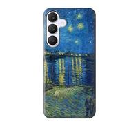 Innovedesire Vincent Vangogh Starry Night Over The Rhone Etui Coque Housse pour Samsung Galaxy S25 FE