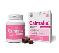 Innovet Calmalia Complément Alimentaire Anti-Stress Chiens 10 à 30 kg, Aide à Diminuer l'Anxiété, Calme, pour Chiens Stressés et Réactifs, Pea-um et L-Tryptophane - 30 Friandises Moelleuses