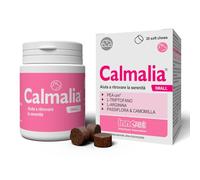 Innovet Calmalia Complément Alimentaire Anti-Stress Chiens Jusqu'à 10 kg, Aide à Diminuer l'Anxiété, Calme, pour Chiens Stressés et Réactifs, Pea-um et L-Tryptophane - 30 Friandises Moelleuses