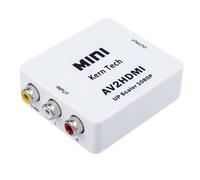 InnovTec Convertisseur AV vers HDMI 1080P Mini RCA Composite CVBS Video Audio Adapter for TV/PC/VCR/Blue Ray DVDPlayer