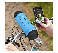 InnovTec Enceinte Bluetooth Portable sans Fils, Multifonction étanche Enceinte Bluetooth avec LED Lampe,12 Heures d'Autonomie pour Vélo Sports USB FM SD Card