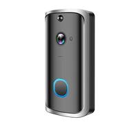 InnovTec Sonnette sans Fil avec Caméra,166° Grand Angle Vidéo Sonnette sans Fil Exterieure, Détection de Mouvement et 10m Vision Nocturne Sonnette de Porte WiFi Intelligente