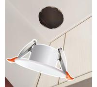 Innovz Plaque de Finition Encastrée pour Plafonnier, Cache-Trou Mural à Ressort pour Climatiseur, Compatible avec Les Ouvertures de 2,5 à 22 cm(Fit 6 7/8"-8 5/8"(17.6-22 cm))