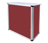 Comptoir de Stand Foire Salon Comptoir D'exposition Portable pour La Promotion de L'exposition, Publicité Imprimée, Comptoir de Promotion Pliable, Table D'exposition Commerciale, Pupitre, Table de Bar