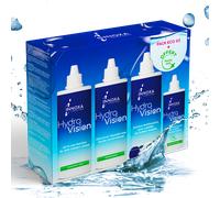Innoxa Solution multifonction pour lentilles Acide hyaluronique Pack Éco 3×360ml +100ml offert