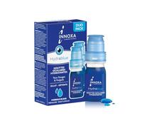 INNOXA - Gouttes Formule Bleue - Blanchit le Blanc de l'Œil - Hydrate les Yeux Rouges et Fatigués - Formule Originale - Fabriquée en France - Sans conservateurs - Lot de 2 x 10ml