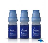 INNOXA Laboratoires - Gouttes Oculaires - Blanchit le Blanc de l'Œil - Hydrate les Yeux Rouges et Fatigués - Formule Originale - Fabriquée en France - Sans conservateurs (Gouttes bleues x3)