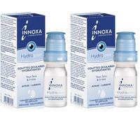 INNOXA Laboratoires - Gouttes Yeux - Hydrate et Soulage rapidement - Yeux Secs et Irrités - Atténue l'inconfort des Lentilles - Sans conservateurs - Fabriqué en France - 10ml (Lot de 2)