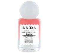 Vernis à Ongles Blush Éclat Corail 10ml - Soin 2 en 1 Réparateur & Fortifiant | INNOXA Paris 1920 - Teinte Corail Lumineuse pour Ongles Sensibles