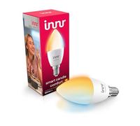 innr Ampoule Connectée E14, Blanc Chaud à Froid, pour Hue* et hubs Zigbee | LED Lampe, Bougie, 2000K-6500K, 520 lumens, Intensité Variable