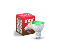 INNR Ampoule connectée GU10 - ZigBee 3.0 Multicolor + Blanc réglable - 1800 a 6500K Intensité réglable.