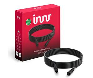 Innr Câble d'extension extérieur, 5 m, IP65, résistant aux intempéries (extension, kit complet), rallonge de 5 m, OEC 150
