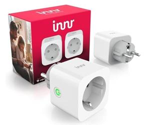 Innr Prise Connectée Zigbee, Fonctionne avec Hue*, Home Assistant et SmartThings, Répéteur Zigbee, Prise Alexa avec Contrôle de l'énergie, Smart Plug, 2 pièces