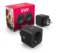 Innr Prise Connectée Zigbee Noir, Fonctionne avec Hue*, Home Assistant et SmartThings, Répéteur Zigbee, Prise Alexa avec Contrôle de l'énergie, Smart Plug, 2-Pack