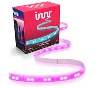 innr Ruban LED Zigbee Connecté, Fonctionne avec Hue* & Alexa (hub requis), éclairage RGBW premium, ultra lumineux 2200 lm, éclairage LED indirect, dimmable, pour salon & chambre, 3 m