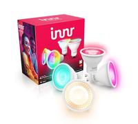 innr Zigbee GU10 Ampoule Connectée, Fonctionne avec Hue* et Alexa (Pont Requis), Spot Blanc et Couleur, 16 Millions de Couleurs, Ampoules RGB, LED Lampe, Intensité Variable, 410 lumens - 4 Pièces