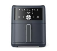 Innsky Air Fryer 6L, Friteuse sans Huile, 1500W Airfryer Compacte, 8 Programmes, Ecran Tactile LED, Moins D'Huile et Économisé d'Énergie, 50db Faible Bruit, Jusqu'à 6 personnes, Gris