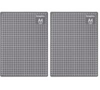 INNSPIRO Base de coupe A4 - 22x30cm. Tapis de coupe auto-cicatrisant. Pour écrire, dessiner, estamper et couper. Protection des surfaces de travaiur couper les matériaux avec un cutterl. Parfait po