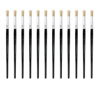 INNSPIRO Boîte de 12 pinceaux à Poils Ronds à Manche Court nº12