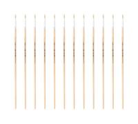 INNSPIRO Boîte de 12 pinceaux en Poils Ronds à Manche Long nº02