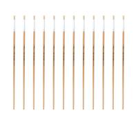 INNSPIRO Boîte de 12 pinceaux en Poils Ronds à Manche Long nº04