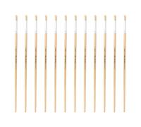 INNSPIRO Boîte de 12 pinceaux en Poils Ronds à Manche Long nº08